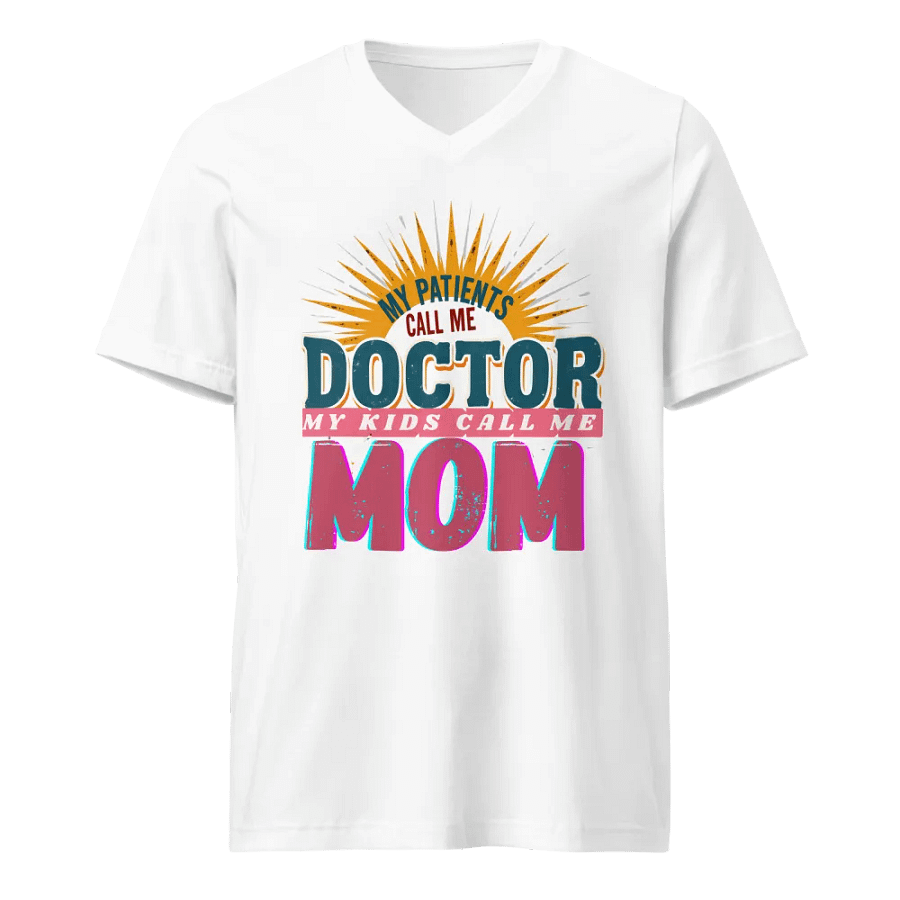 Supermom Doctor V-Neck Tee product image (5)