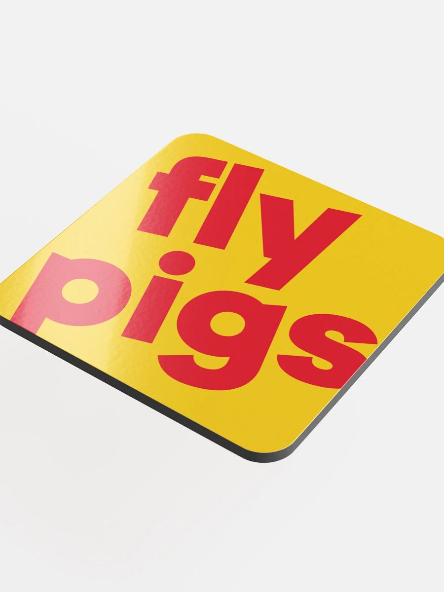 flght FLY PIGS EMOJI Coaster product image (4)