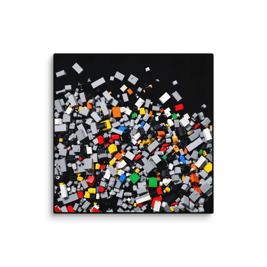 Colorful Chaos: The World of Imagination Wall Art product image (1)