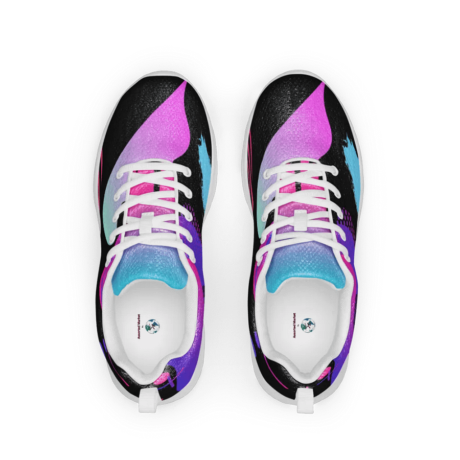 90's Pattern Vibrant Stride Men's Sneakers product image (1)