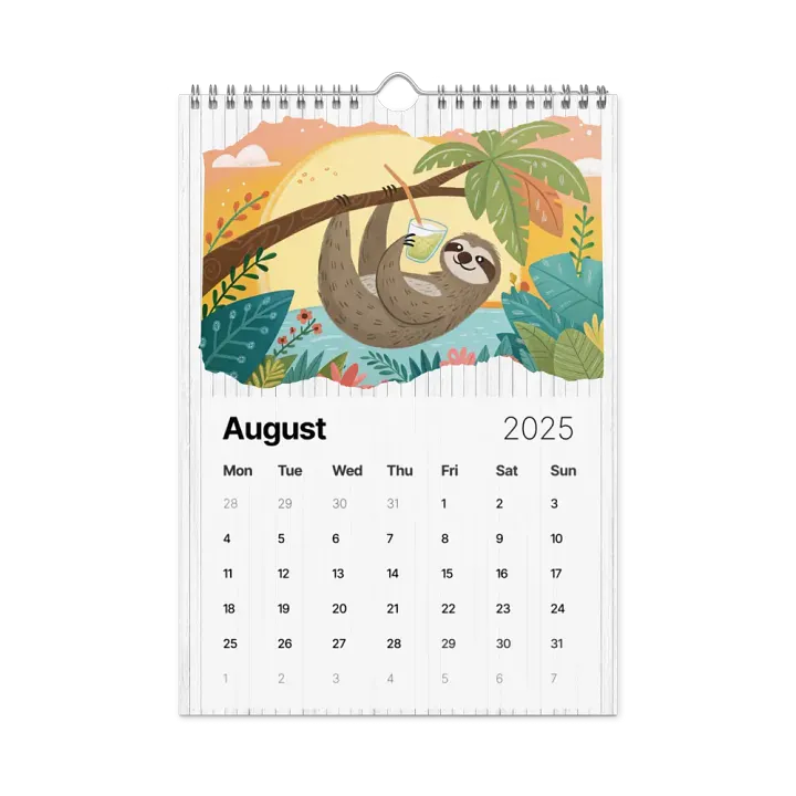 ADORABLE ANIMALS WALL CALENDAR 2025 product image (2)