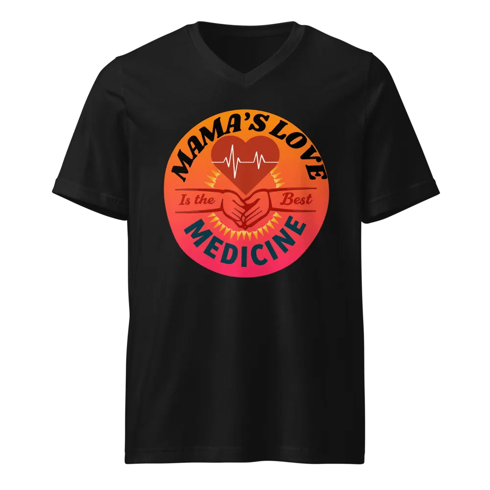 MAMA'S LOVE Is the Best MEDICINE V-Neck Tee product image (1)
