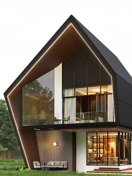 A Frame House 013 - Drawings\Blueprints CAD + PDF + 3D Model product image (3)