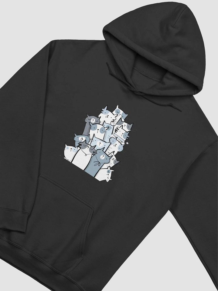 Cartoon Cat Crowd Hoodie product image (15)