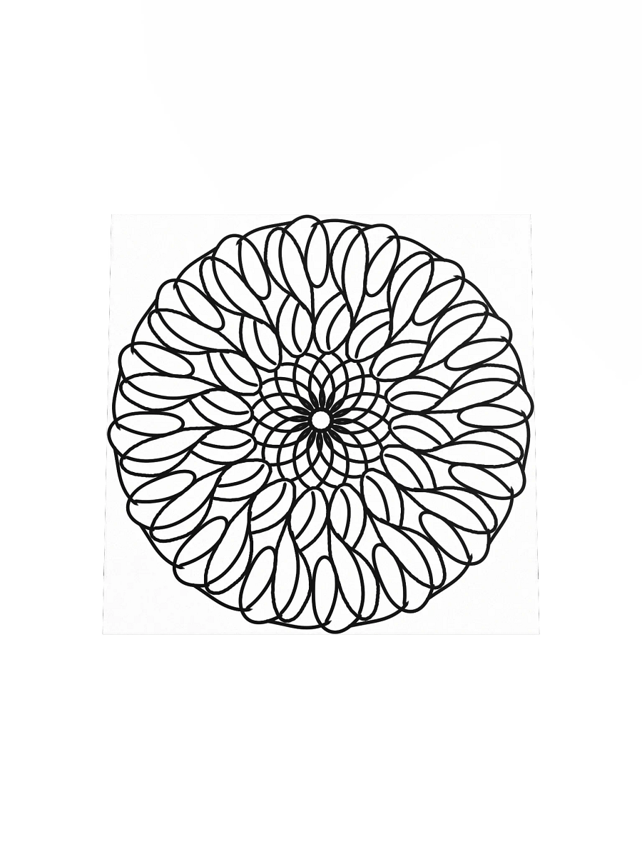 Beautiful Mandala Design Poster: Relaxation and Inspiration product image (18)