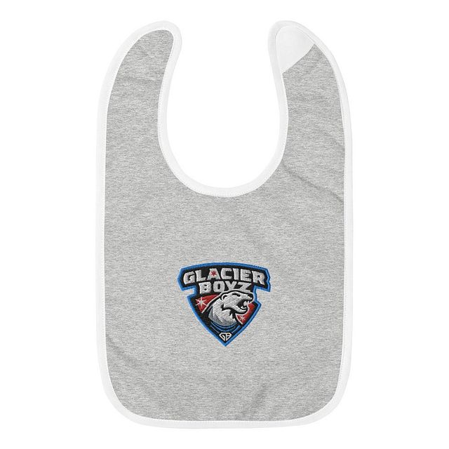 Glacier Boyz Embroidered Baby Bib product image (1)