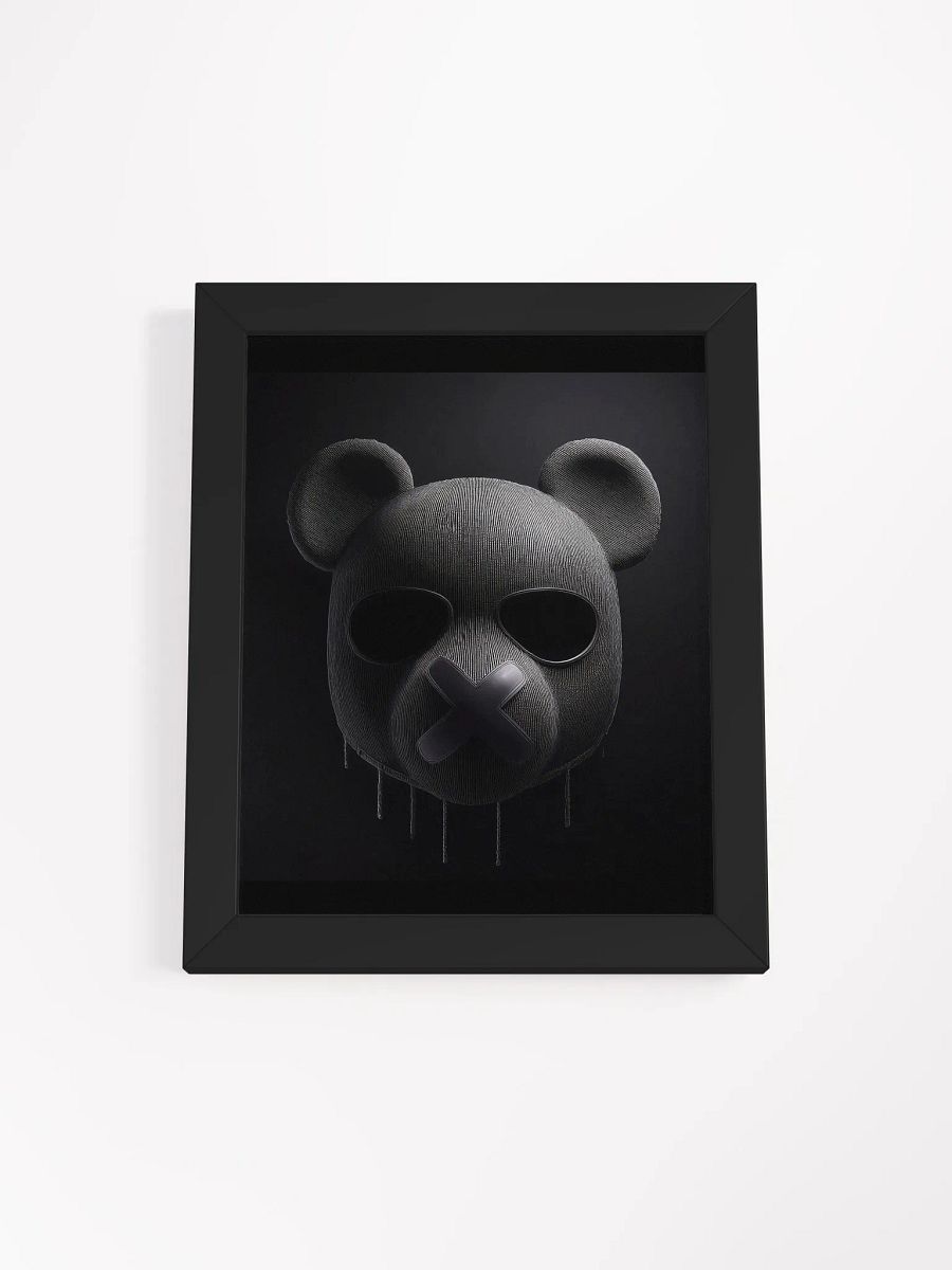 Framed Black Masked Bear product image (1)