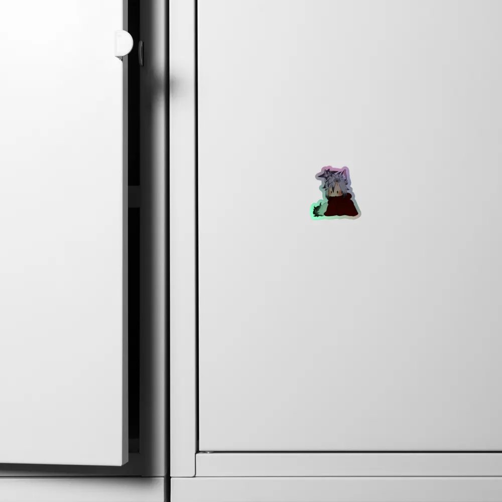 Chibi Angel Holographic Sticker Set product image (6)