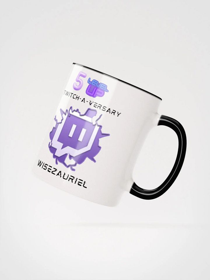 5 Year Twitch-A-Versary White/Black Mug product image (4)