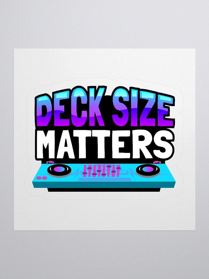 DECK SIZE MATTERS STICKER product image (3)