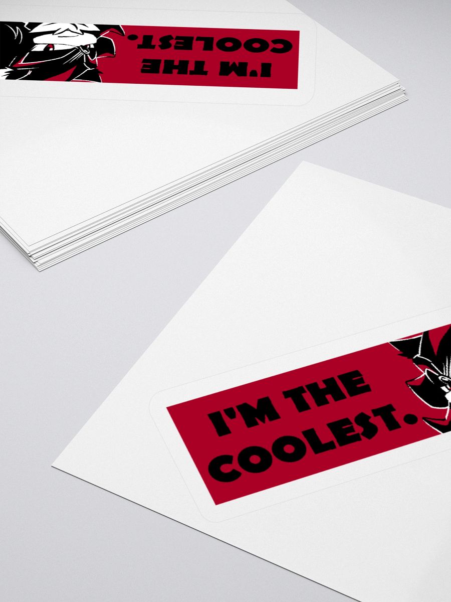 The Coolest Kiss Cut Sticker product image (4)