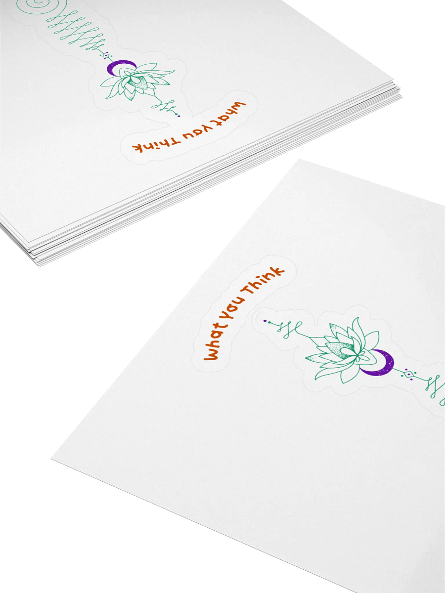 Mystic Lotus Kiss Cut Stickers product image (4)