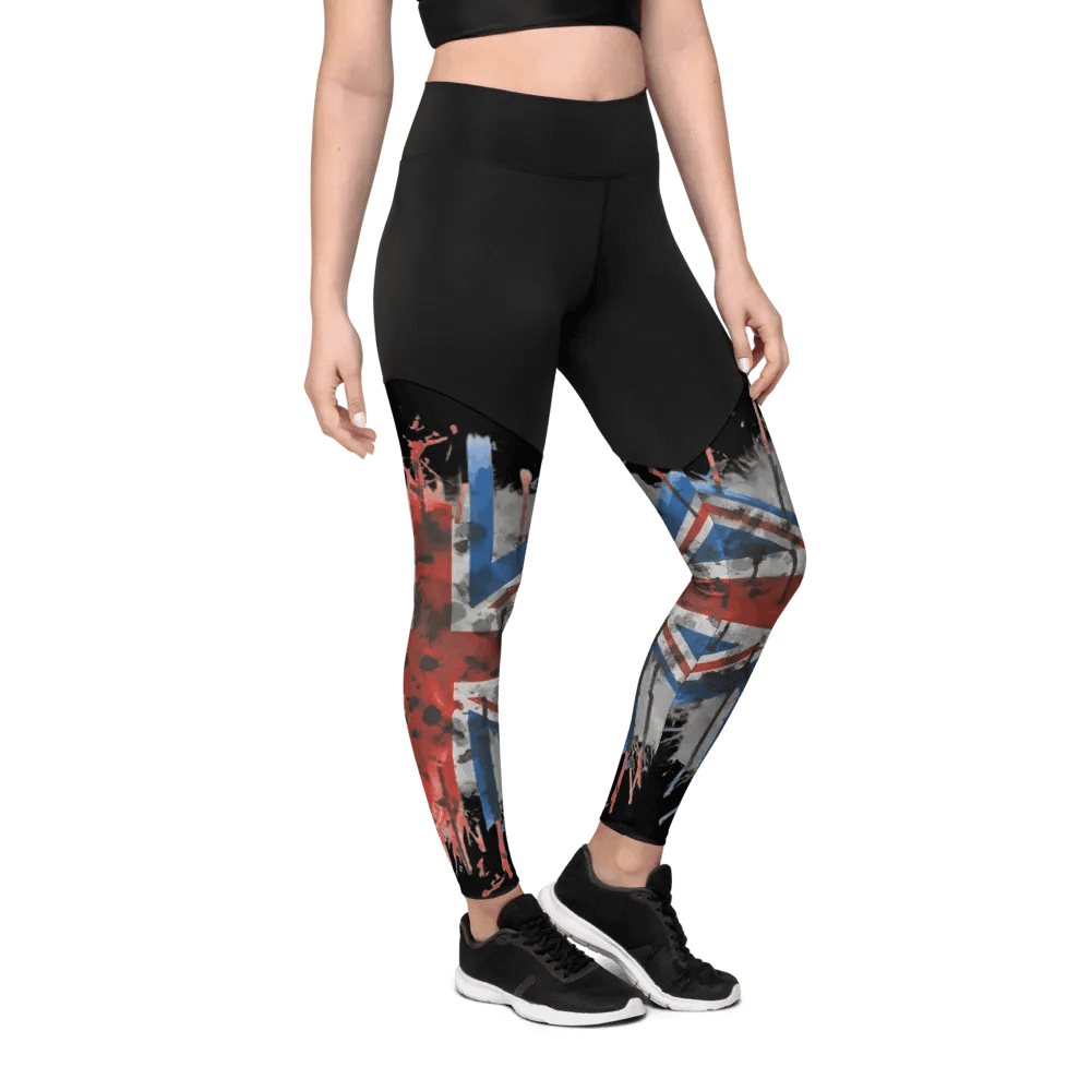 Urban Graffiti Union Jack Split leggings product image (11)