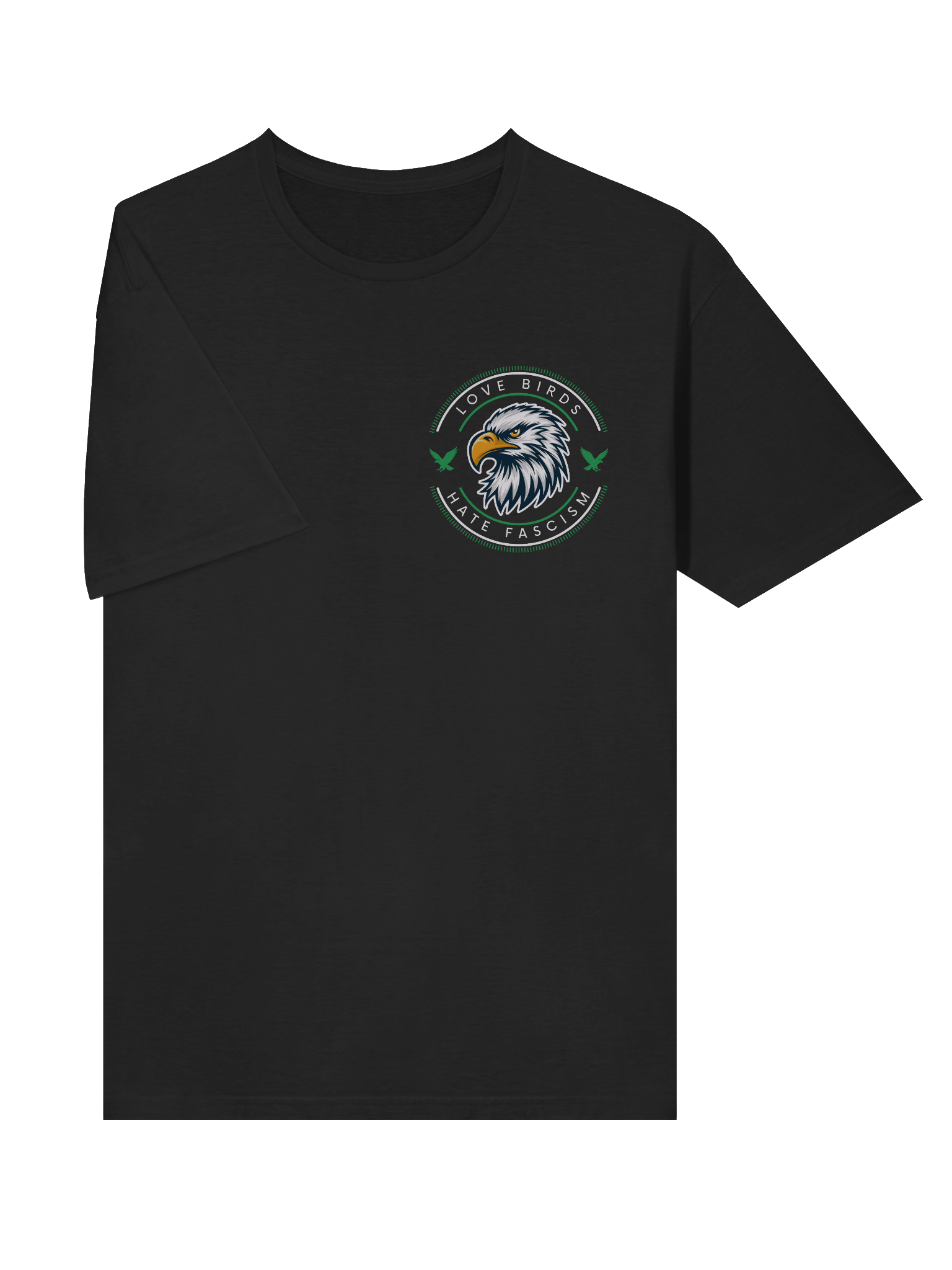 Love Birds Hate Fascism - Black product image (5)