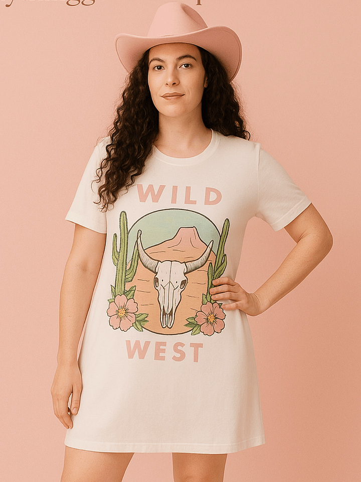 Wild West T-Shirt Dress product image (1)