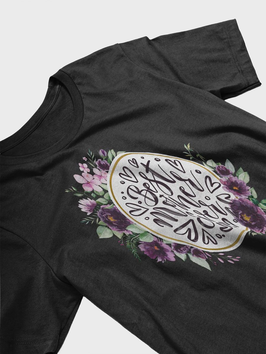 Mothers Day Floral Wreath Best Mother Ever T-Shirt product image (3)