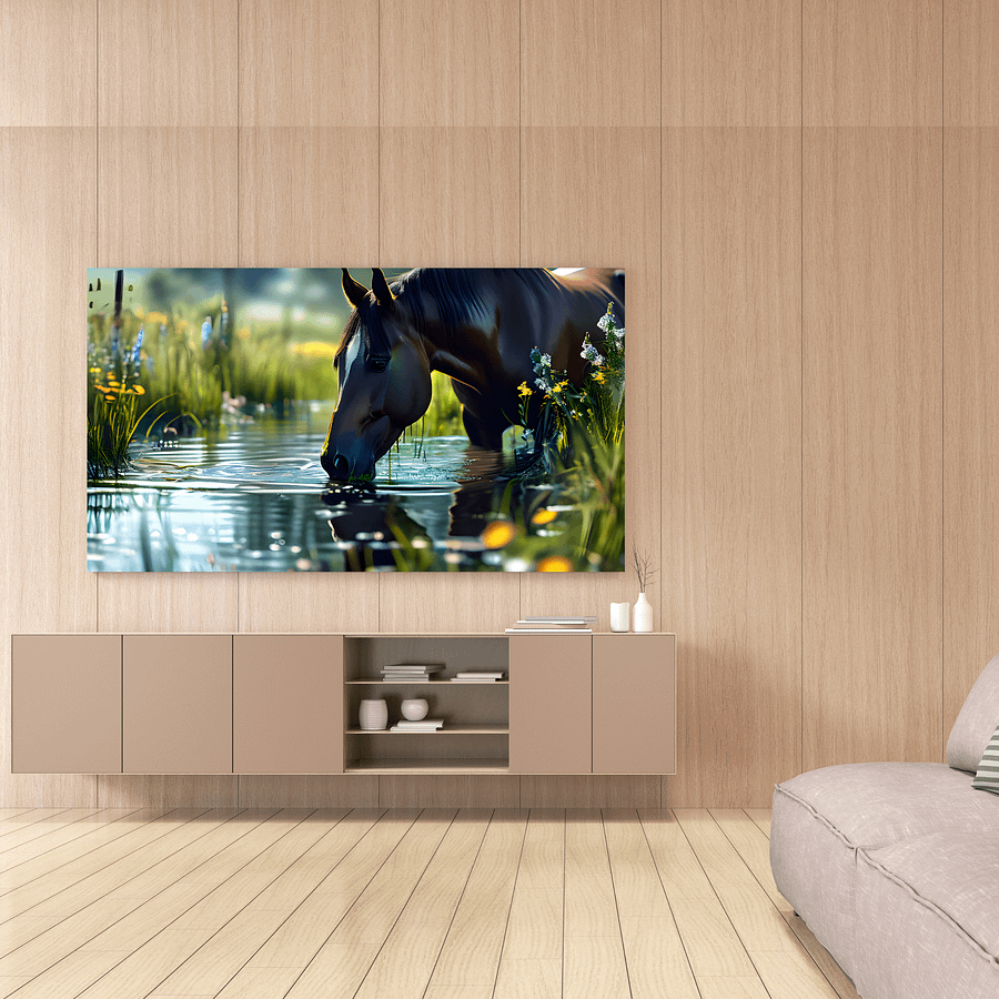 On The Farm Horse TV Frame Art product image (6)