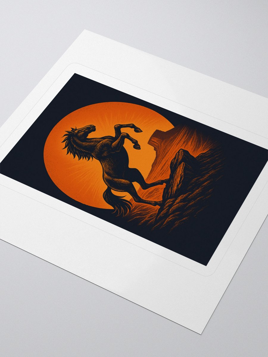 WILD HORSE IN SUNSET product image (11)