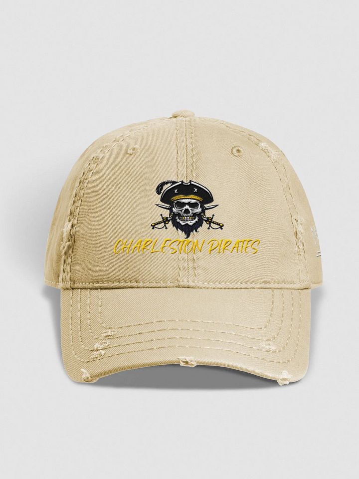 Charleston Pirates Distressed Dad Hat product image (1)
