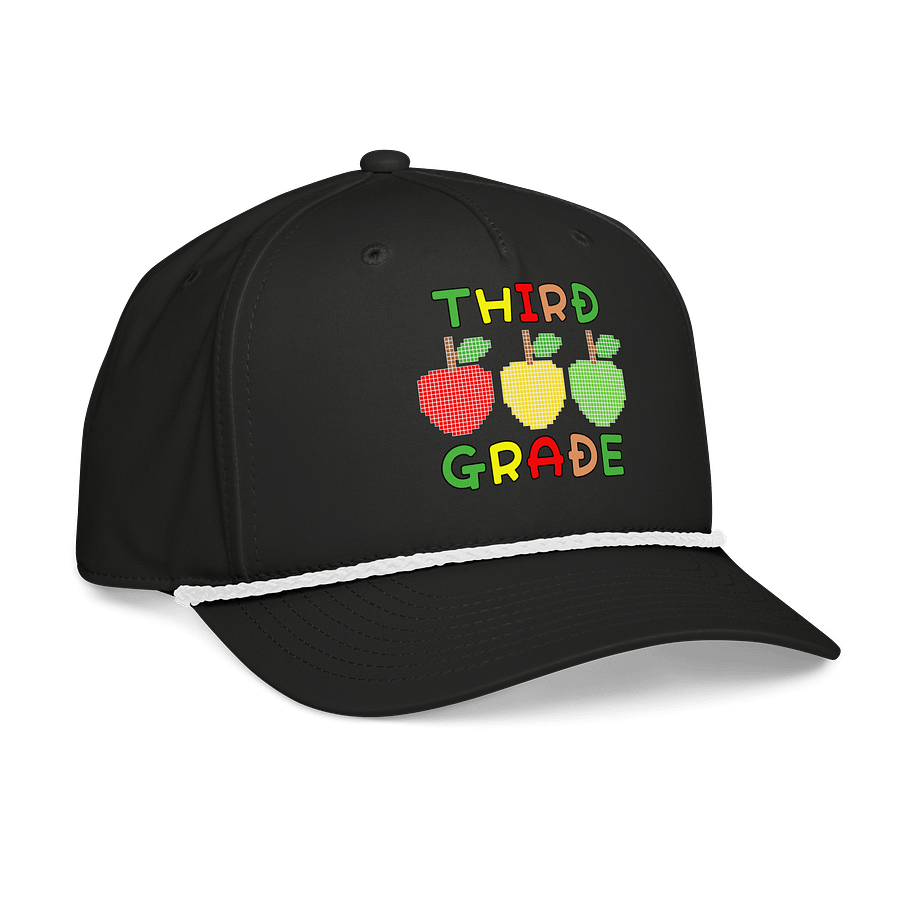 Pixelated Apple Retro Cap product image (6)