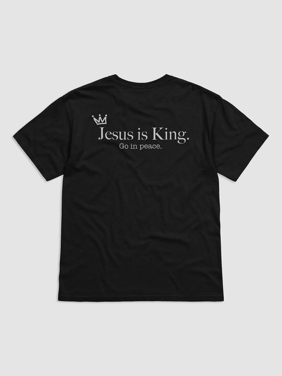 Jesus is King & Logo T-Shirt (White Text) product image (8)