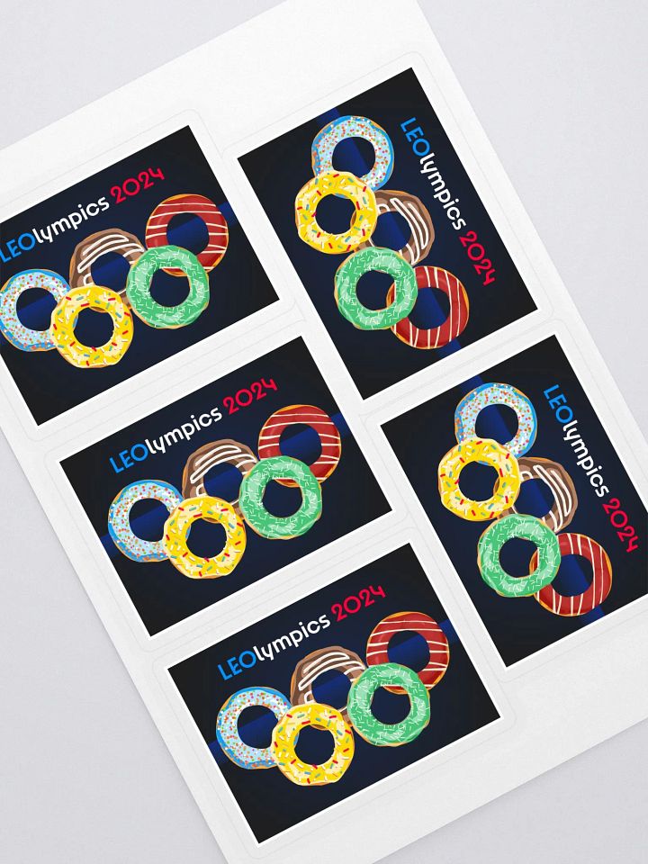 LEOlympics 2024 Kiss Cut Sticker Sheet product image (1)
