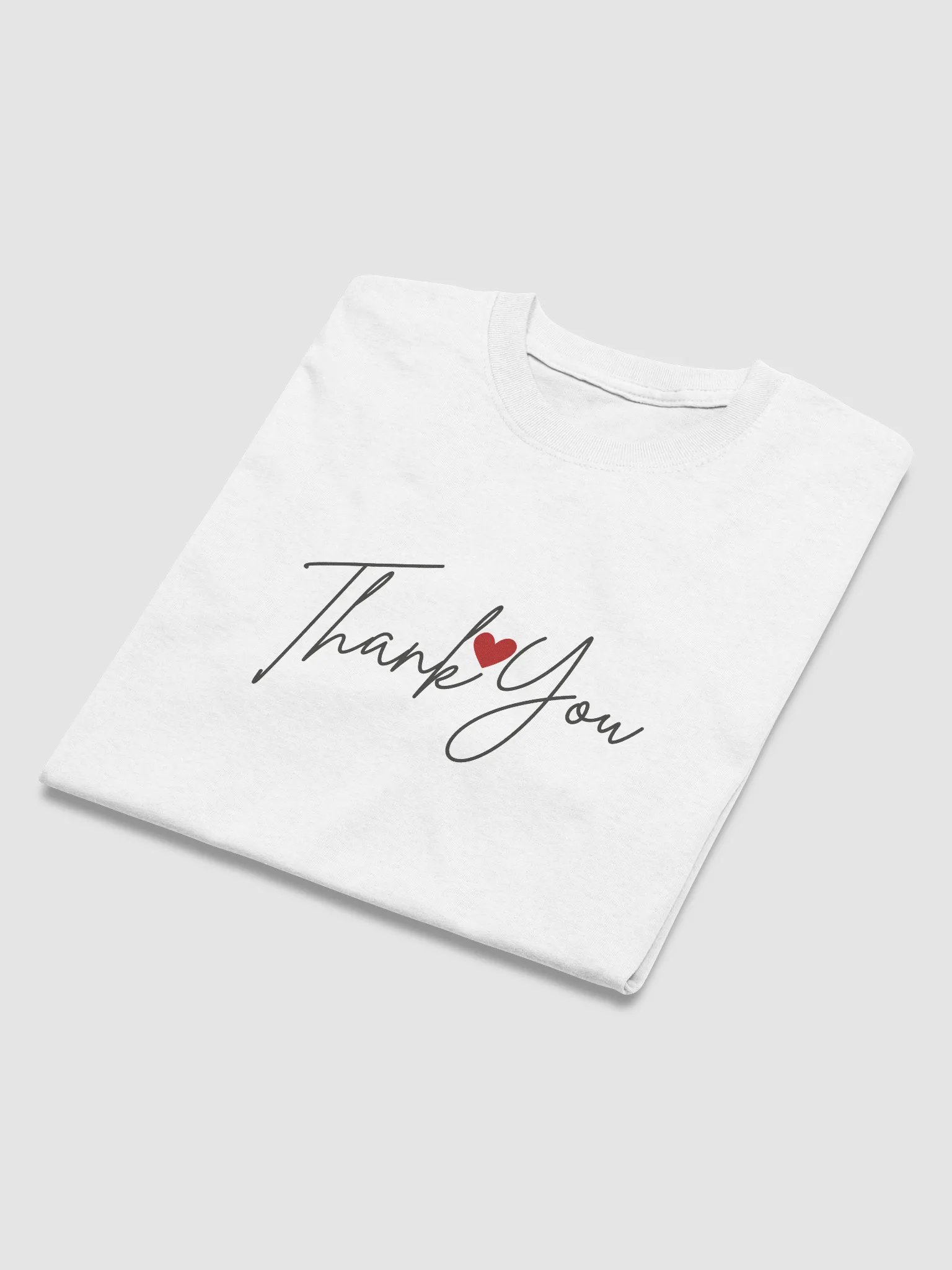 Thank 💗 You Graphic Minimalist Tee product image (5)