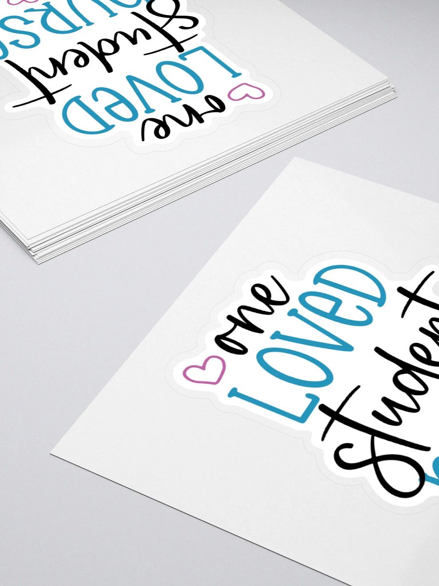 One Loved Student Nurse Sticker product image (10)