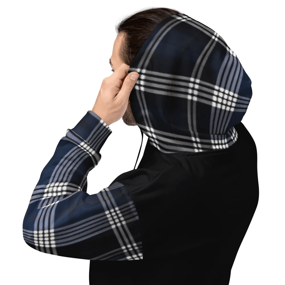Blue Tartan Brit Artz Hoodie product image (3)