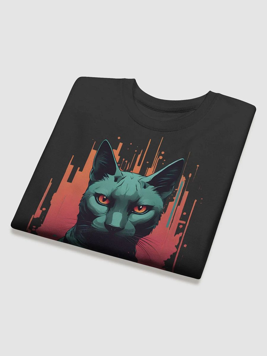 Confident Cat Neon Sunglasses Sweatshirt product image (32)