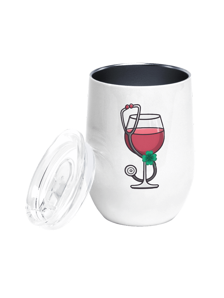 Lucky NurseLady Wine Tumbler product image (1)