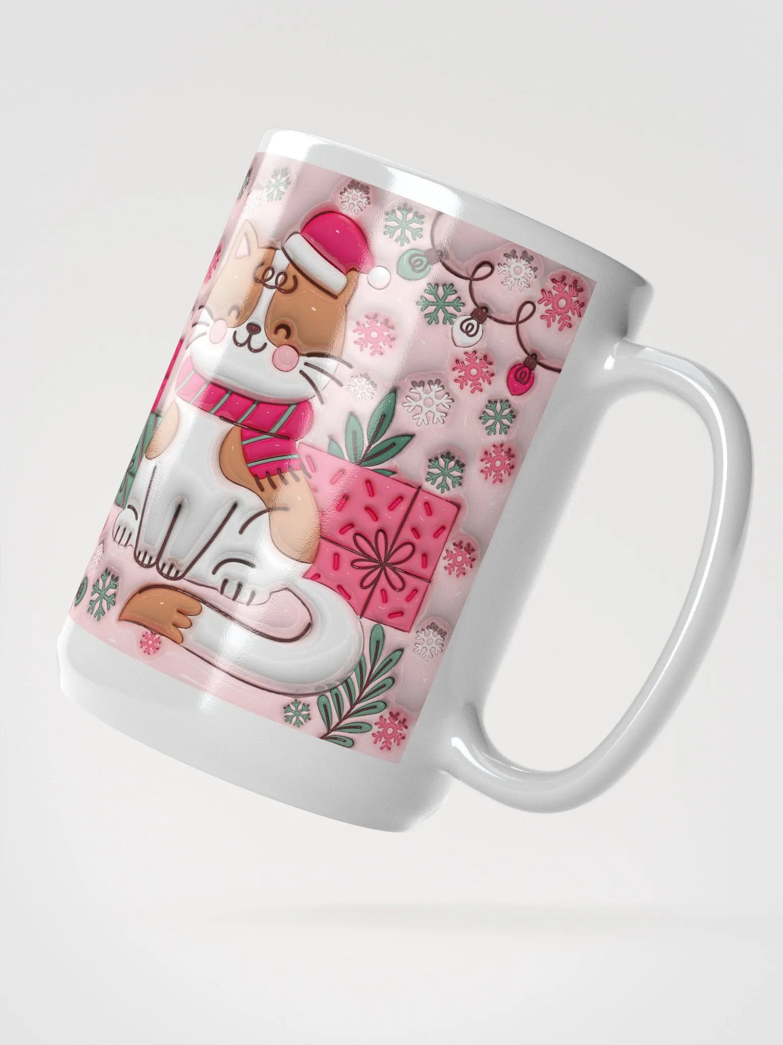 Meow Holiday Christmas Mug product image (2)