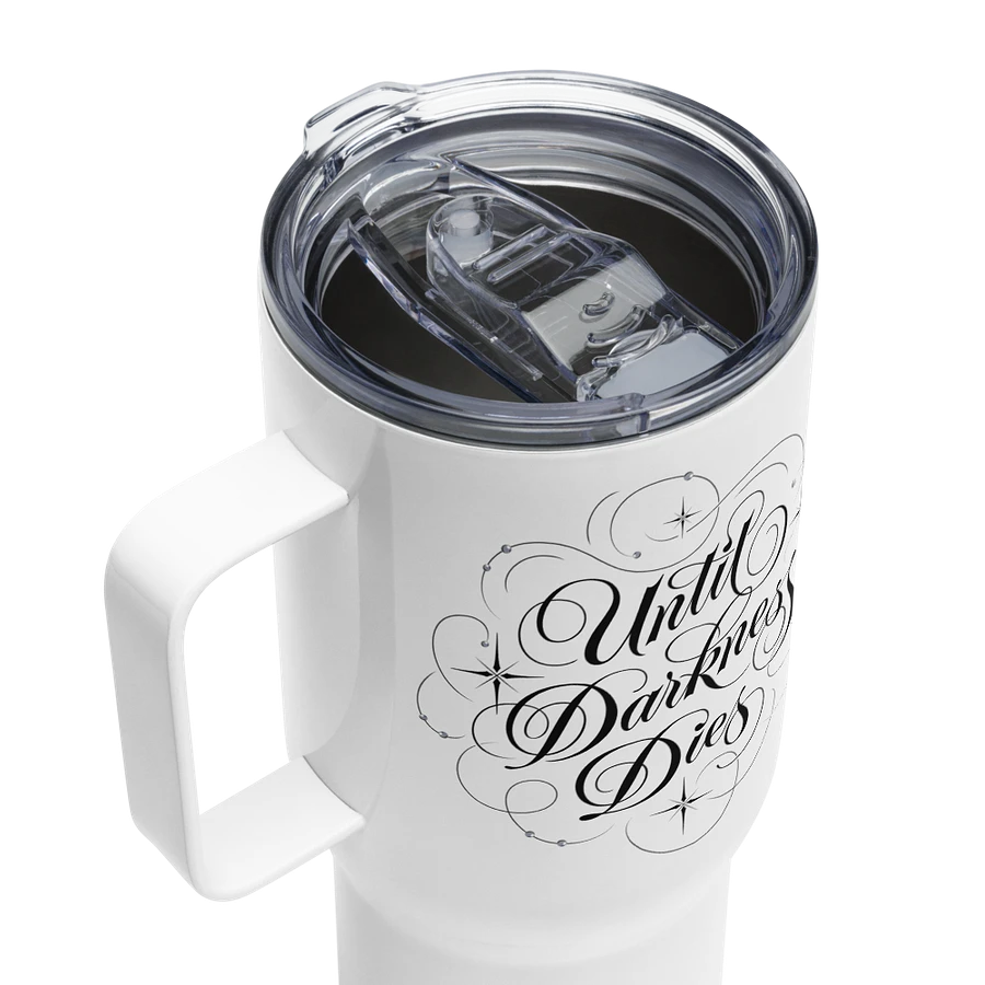 Until Darkness Dies (swirls design) Travel Mug product image (19)