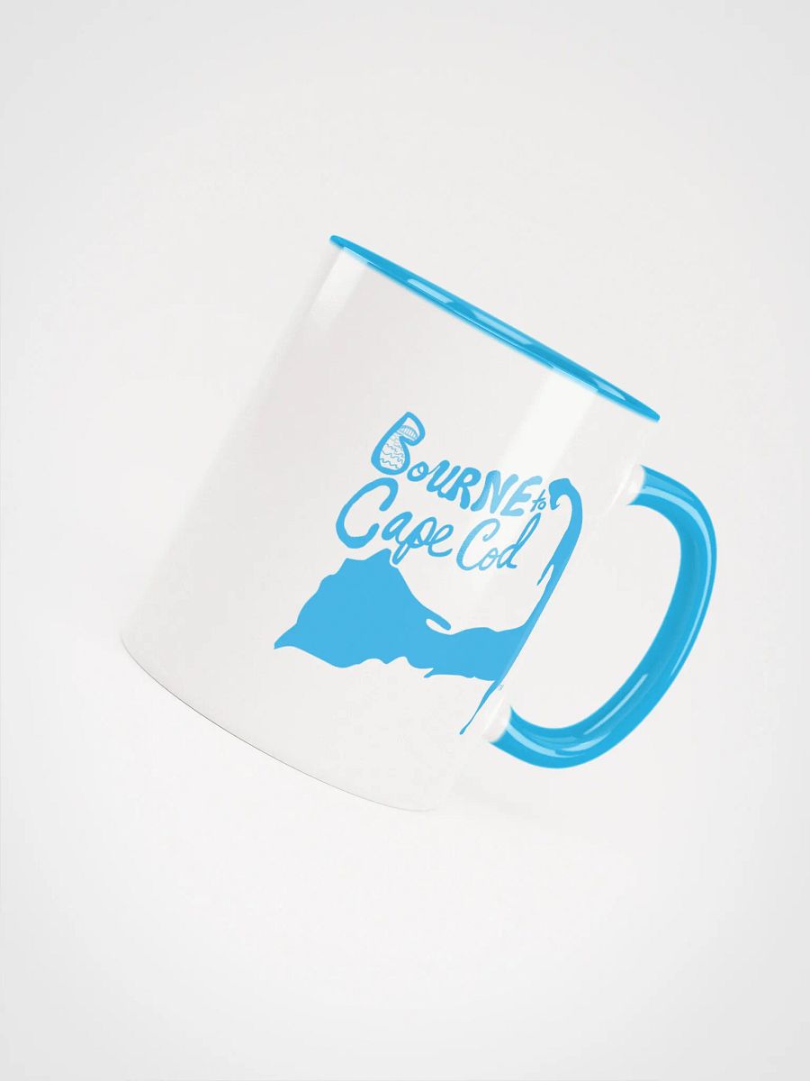 Blue Logo | BOURNE to Cape Cod™ | Ceramic Mug | Coastal Coffee Vibes in 11oz & 15oz product image (4)