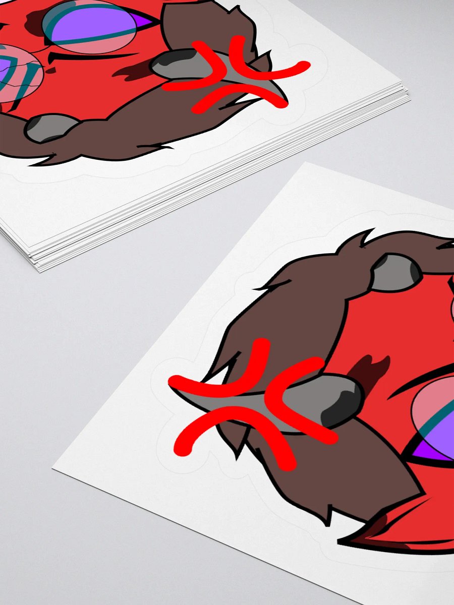 Angry bang Cut Stickers product image (13)