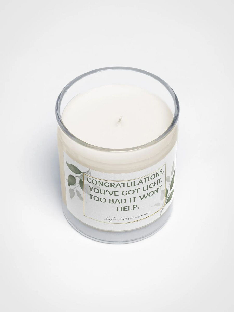 Light at the End of the Tunnel Funny Quote Candles product image (3)