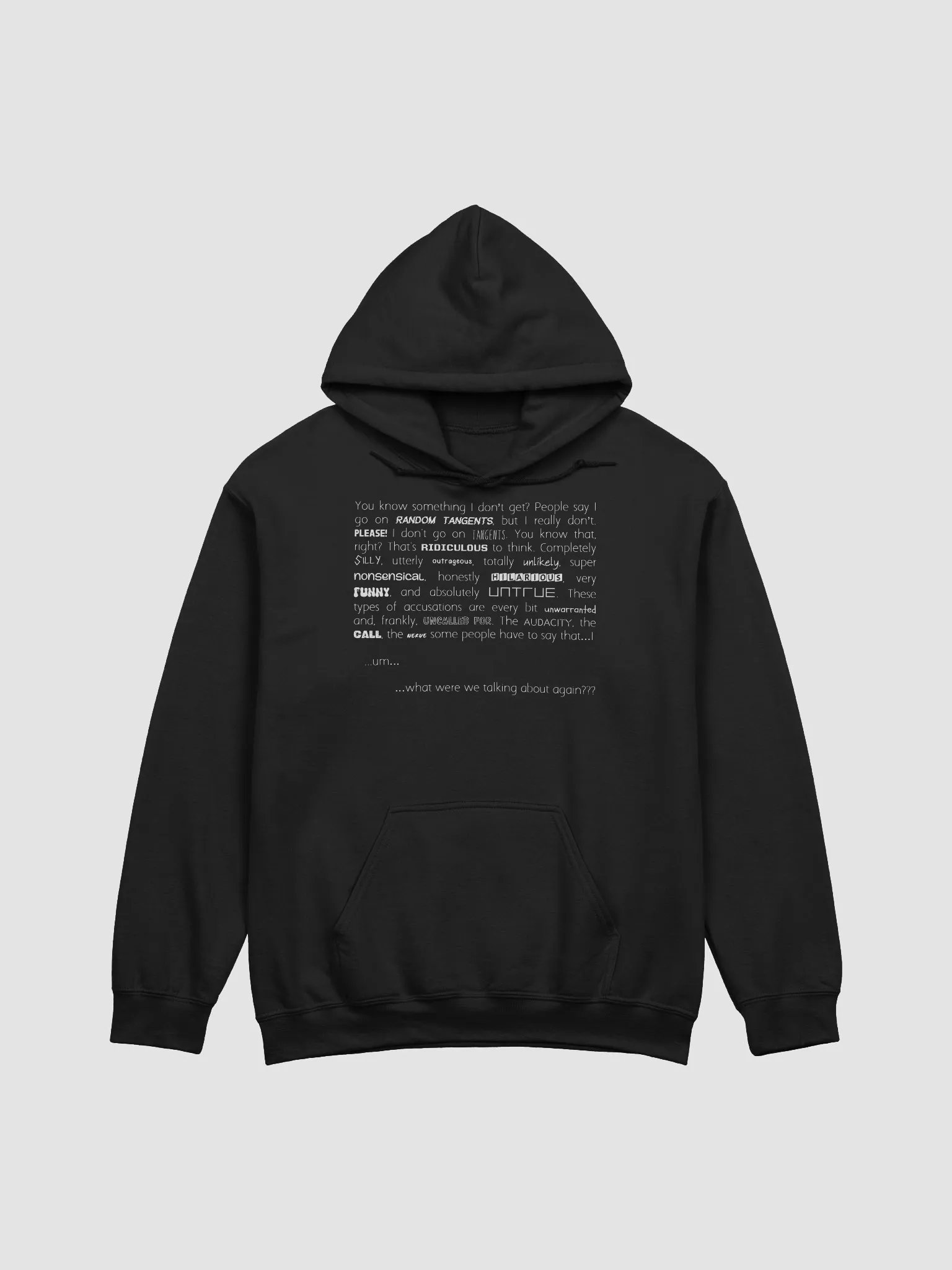 Tangent Quote Hoodie product image (1)