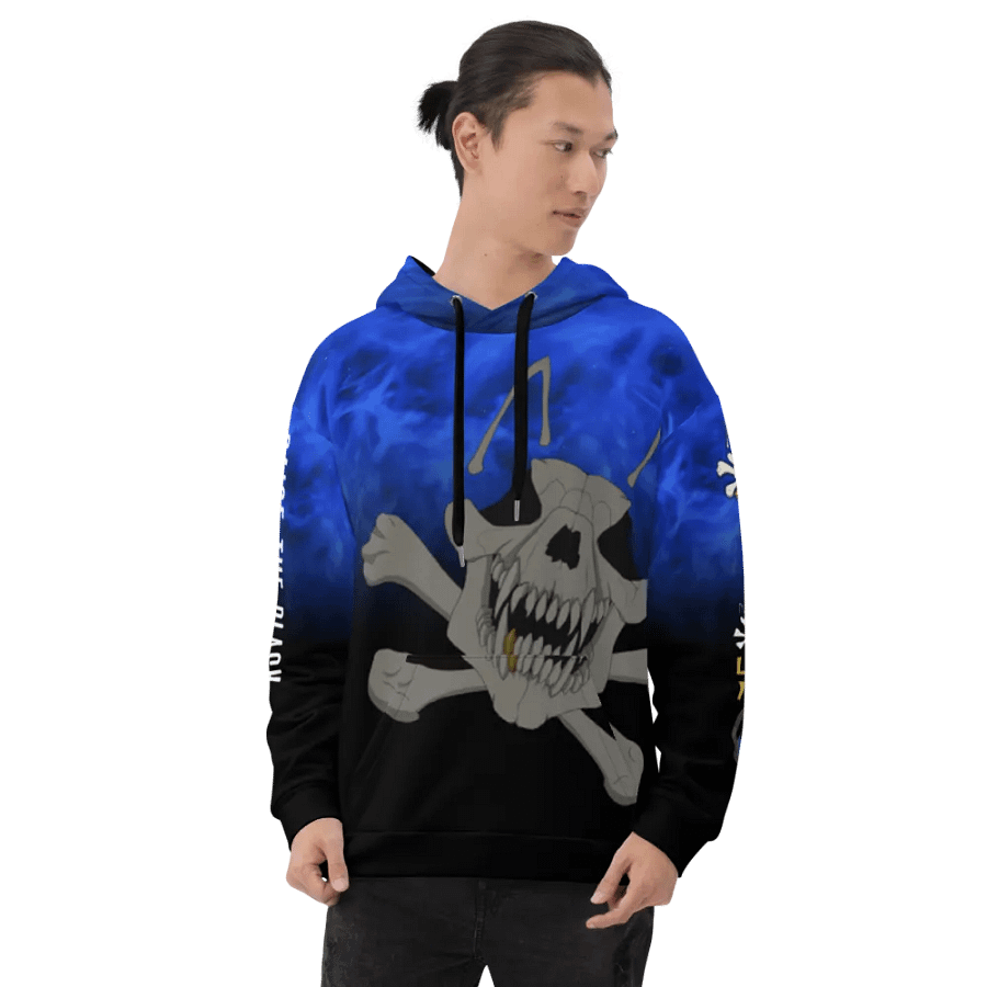 Mongrel Squad Straight Outta Klescher Blue/Black Hoodie product image (8)