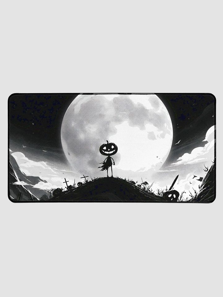 Monochromatic Jacko Halloween Deskmat product image (1)