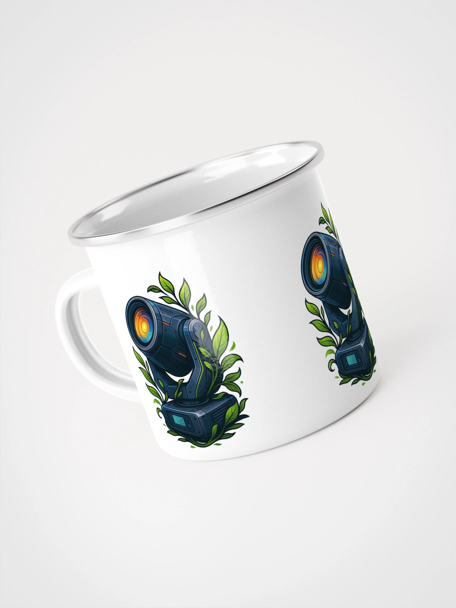Theatrically Jerry: "Luminous Tea Leaves" Enamel Mug product image (4)