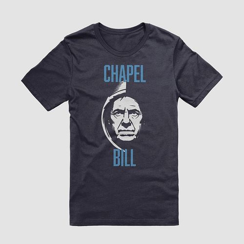 Belichick in Carolina blue? Never thought we’d see the day, but here we are. Grab your Chapel Bill tee and flex on every othe...