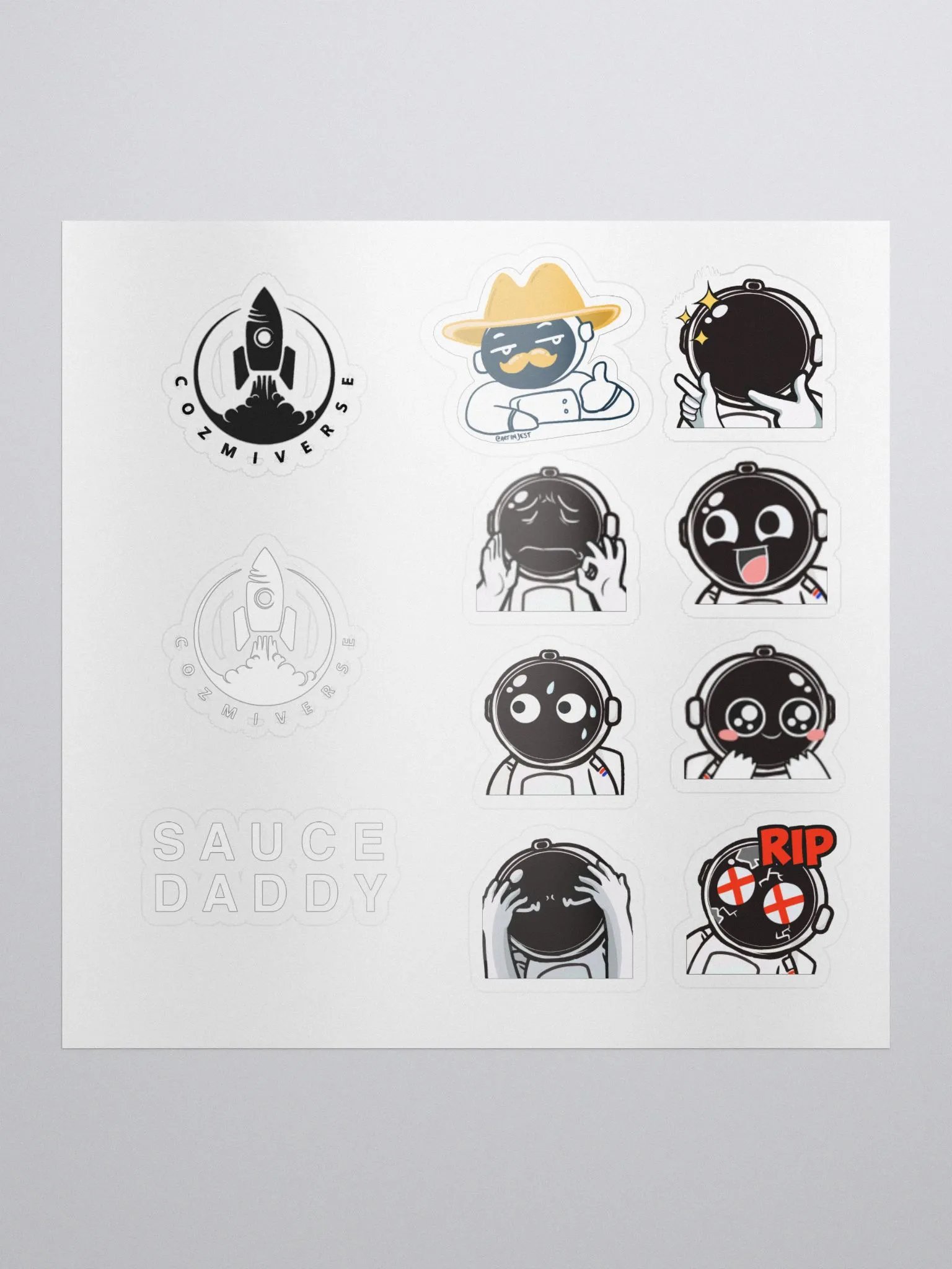 Emote Sticker Sheet product image (1)