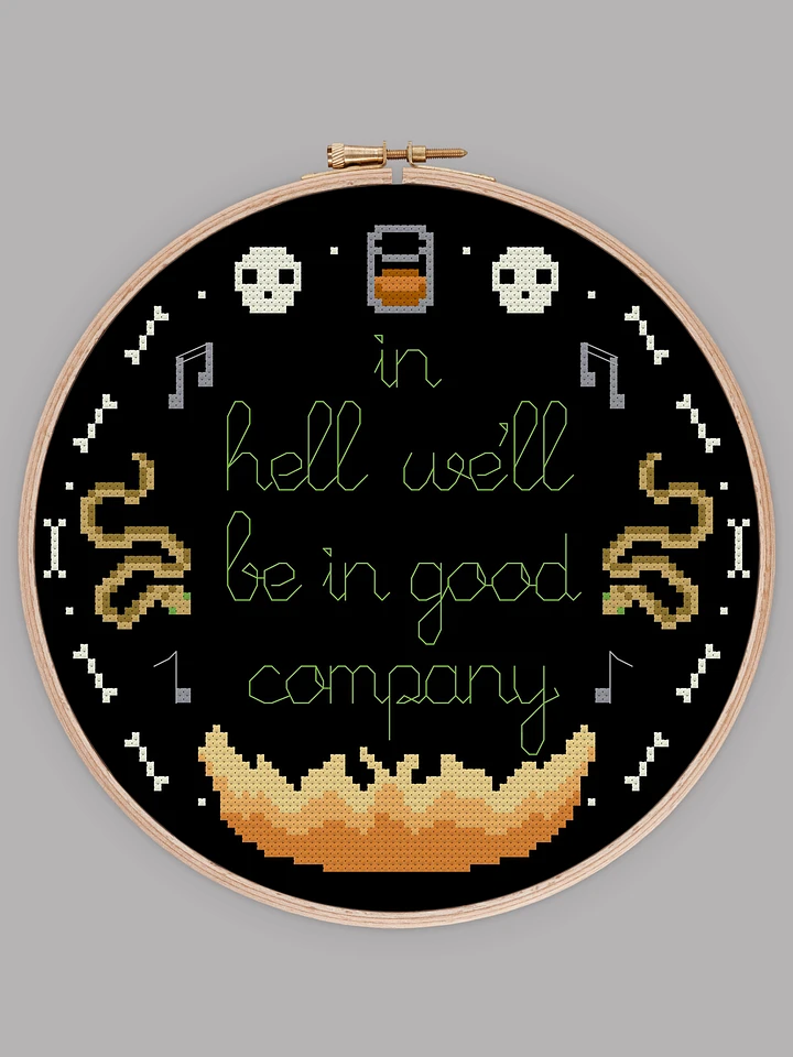 We'll Be In Good Company - Digital Cross Stitch Pattern product image (1)