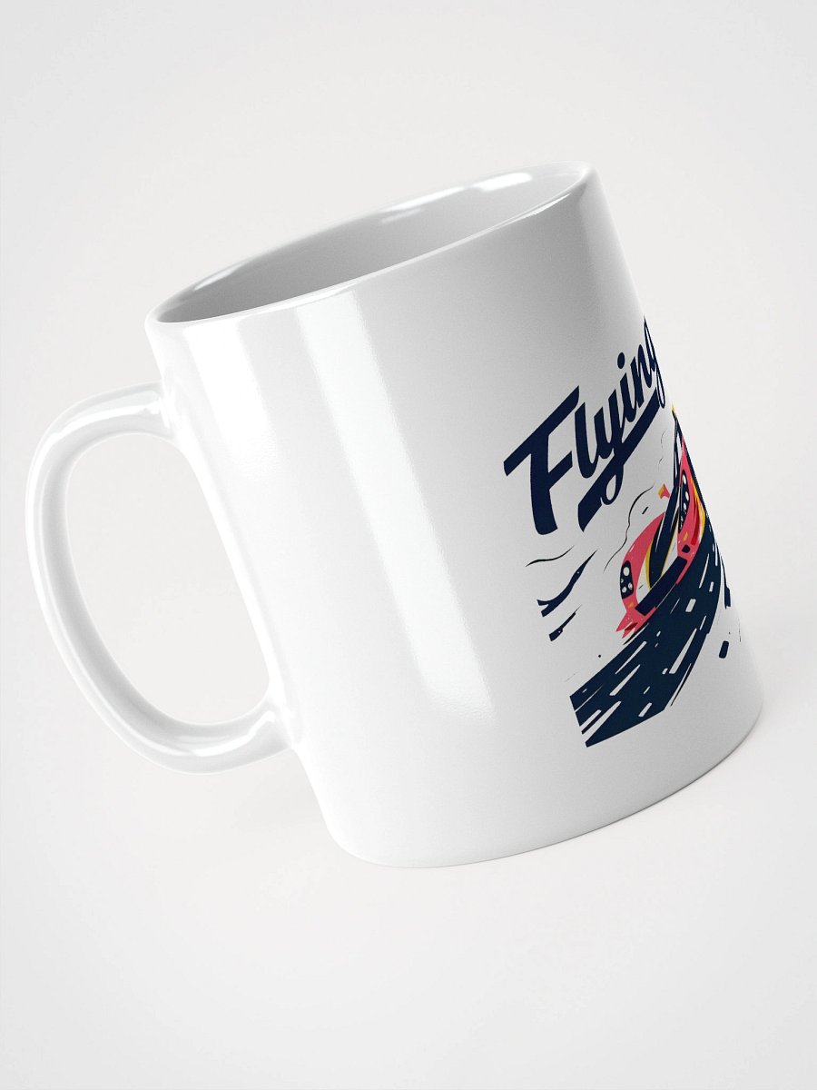 Supersonic Race Car | 'Flying' Speed Art Print Glossy Mug product image (8)