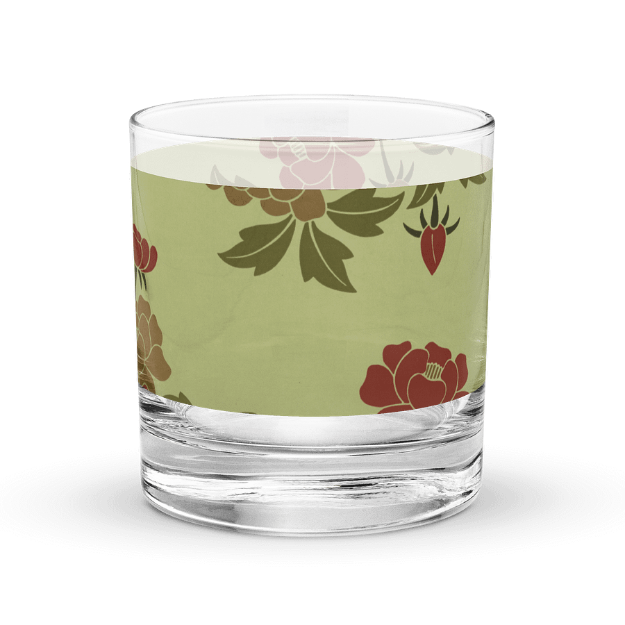 Japanese Floral. 10.5oz. Rocks Glass product image (2)