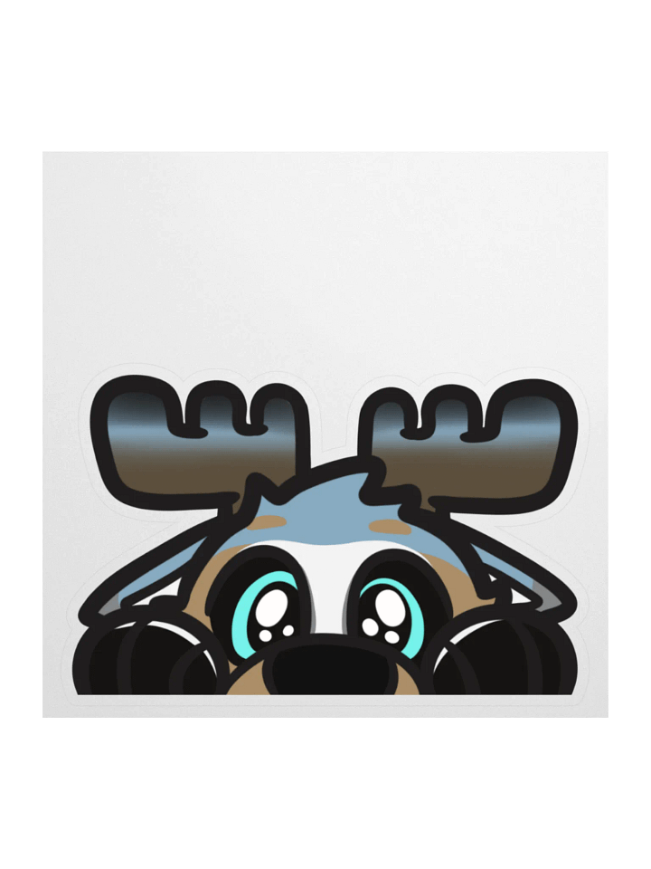 Lurky Deer Kiss-Cut Sticker product image (2)