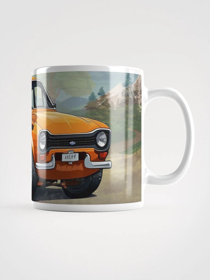 Cartoon Ford Escort MK1 Orange product image (1)