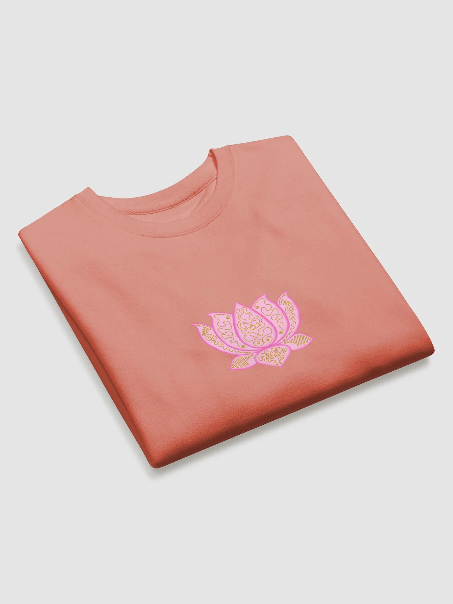 Golden Lotus Blossom Sweatshirt product image (3)