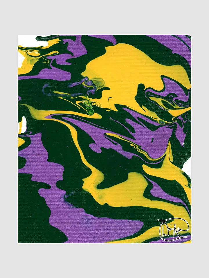 Honey Yellow Fluid Acrylic Digital Download product image (1)