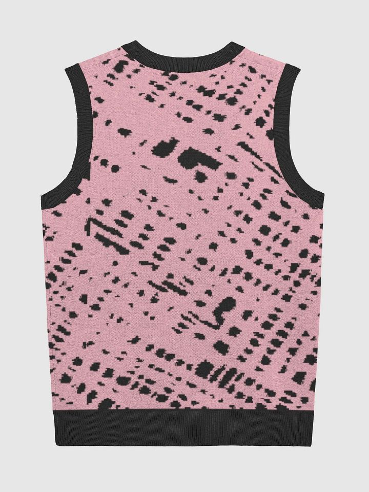 Customizable Jacquard Knit V-Neck Vest product image (8)